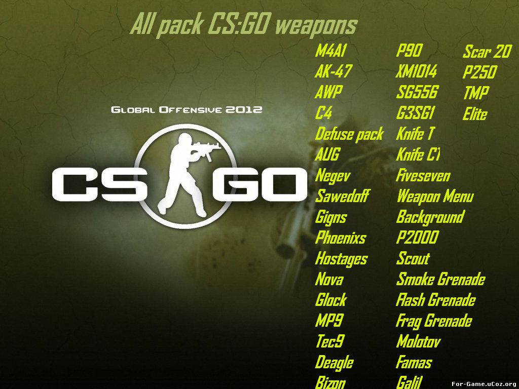 All pack CS:GO weapons