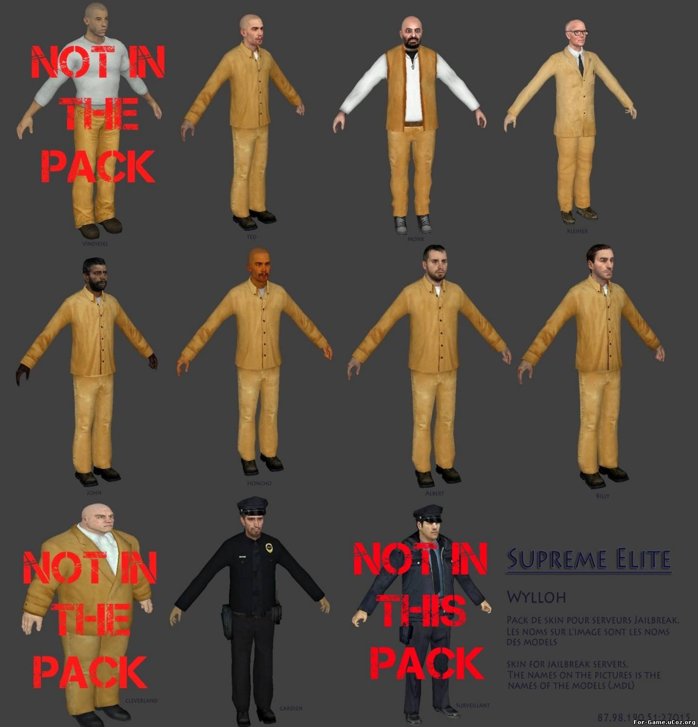 Jailbreak SupremeElite Pack